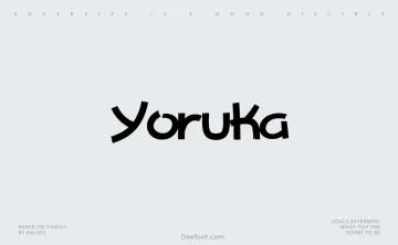 Yoruka Font