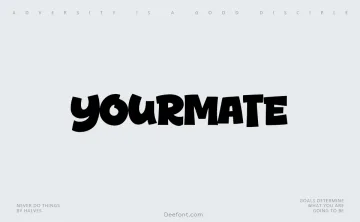 Yourmate Font