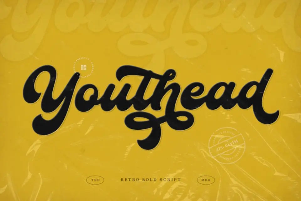 Youthead Script Font