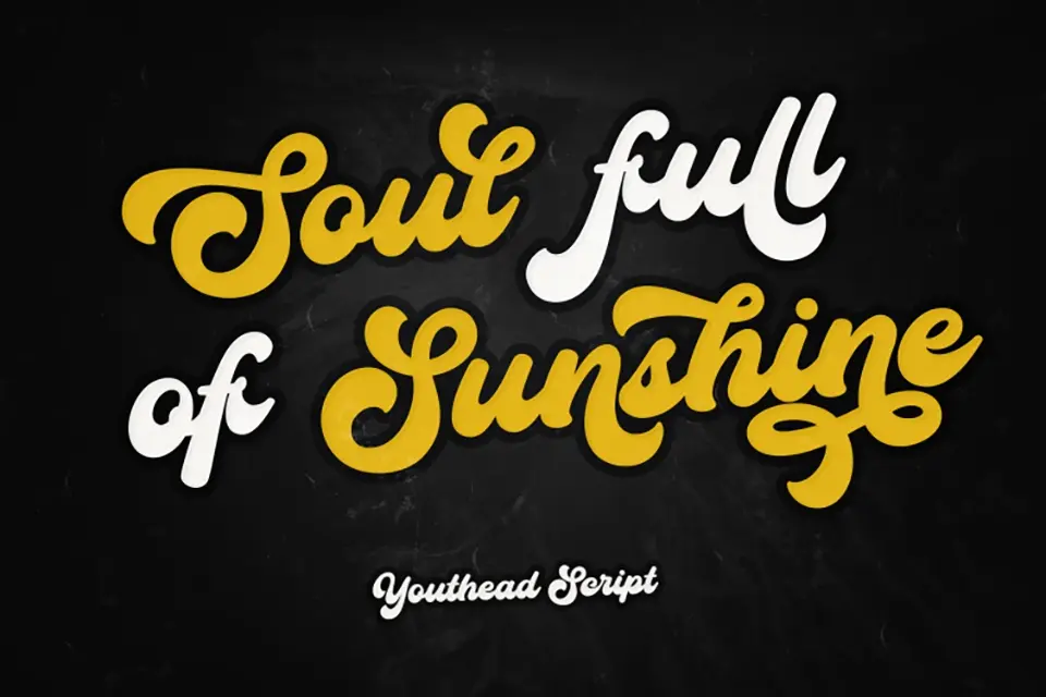 Youthead Script Font