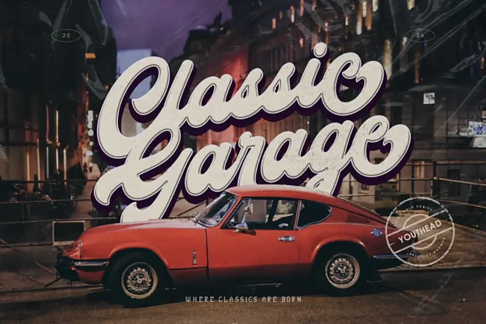 Youthead Script Font