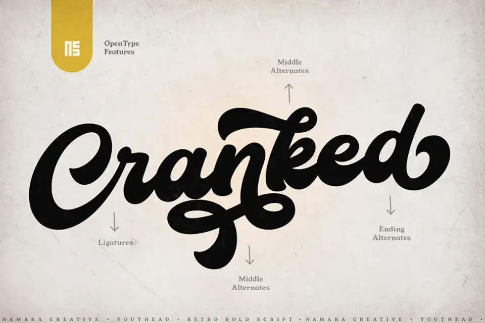 Youthead Script Font