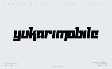 Yukarimobile Font