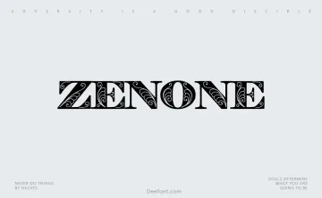 Zenone Font
