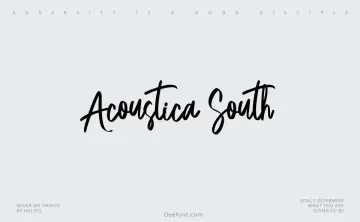 Acoustica South Font