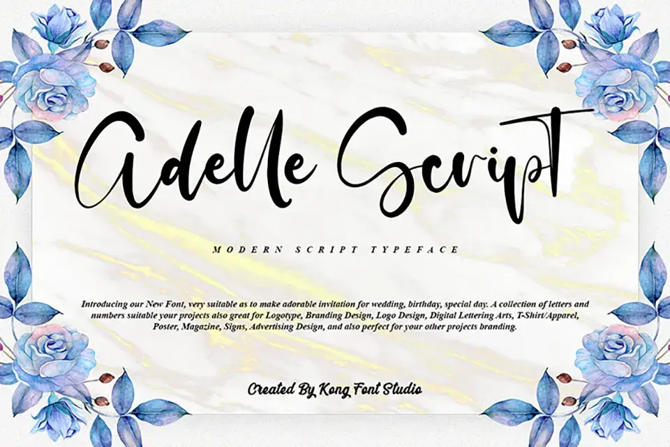 Adelle Script Font