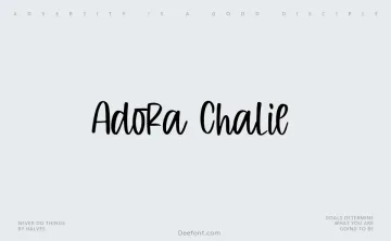 Adora Chalie Font