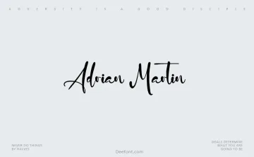Adrian Martin Font