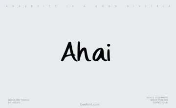 Ahai Font