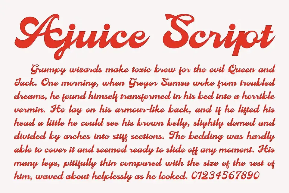Ajuice Font