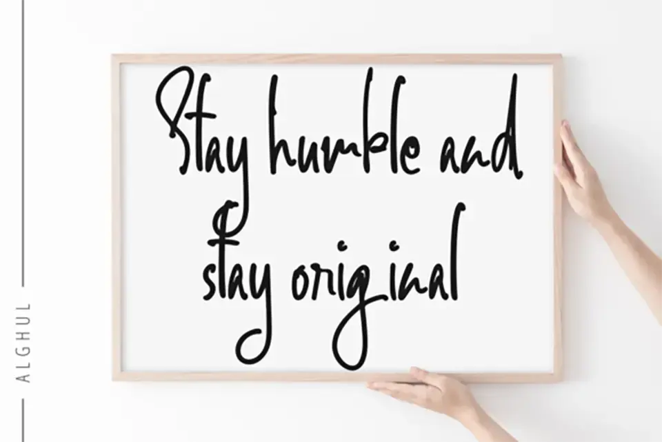 Alghul Signature Font