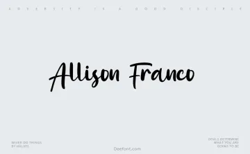 Allison Franco Font