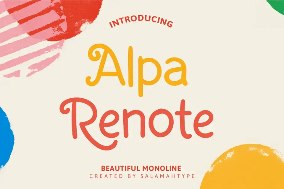 Alpa Renote Font