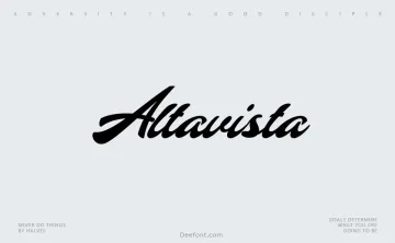 Altavista Font