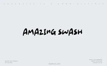 Amazing Swash Font