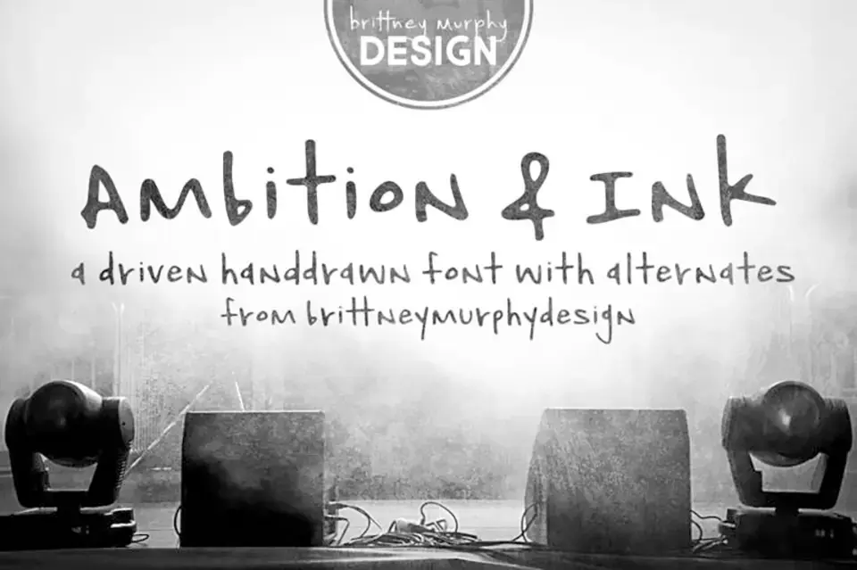 Ambition & Ink Font