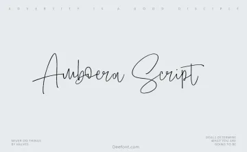 Amboera Script Font