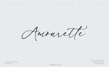 Amourette Font