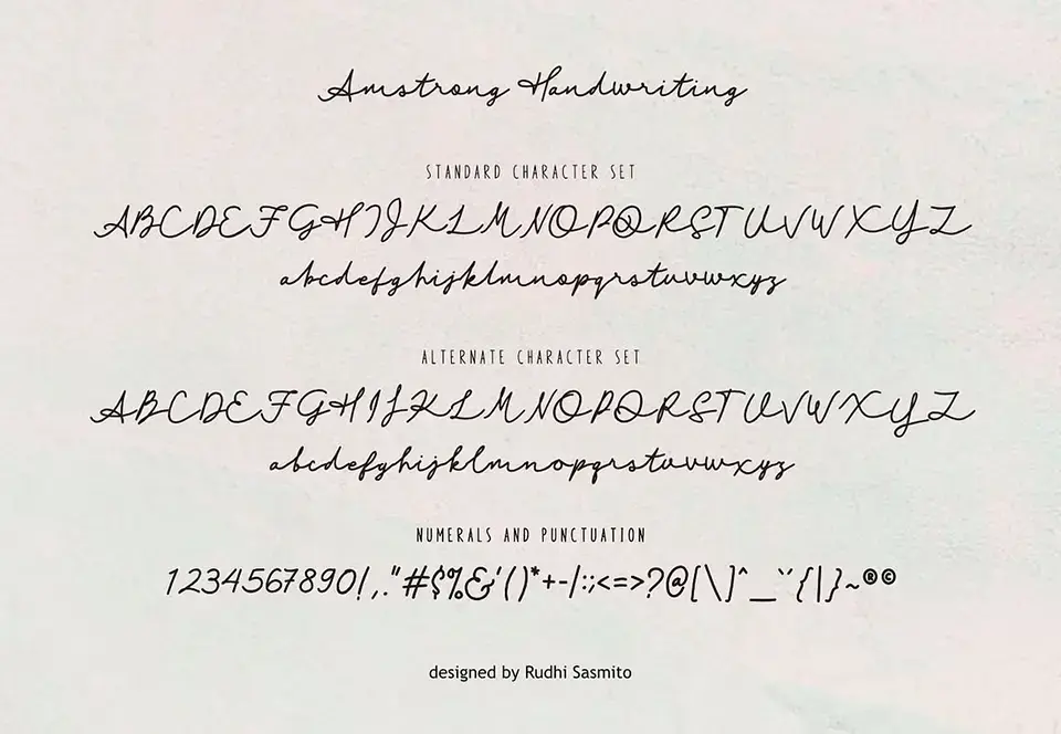 Amstrong Font