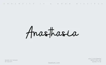 Anasthasia Font