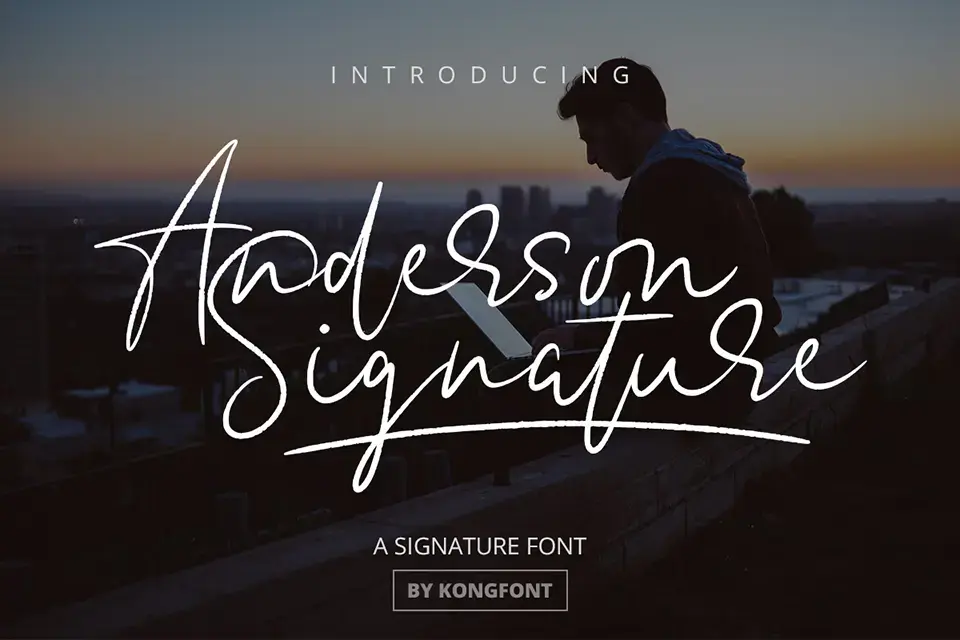 Anderson Signature Font
