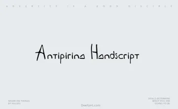 Antipirina Handscript Font