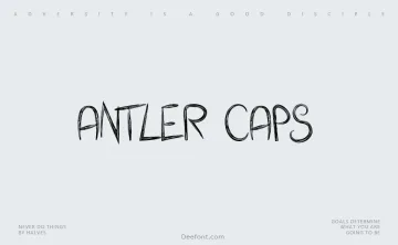 Antler Caps Font