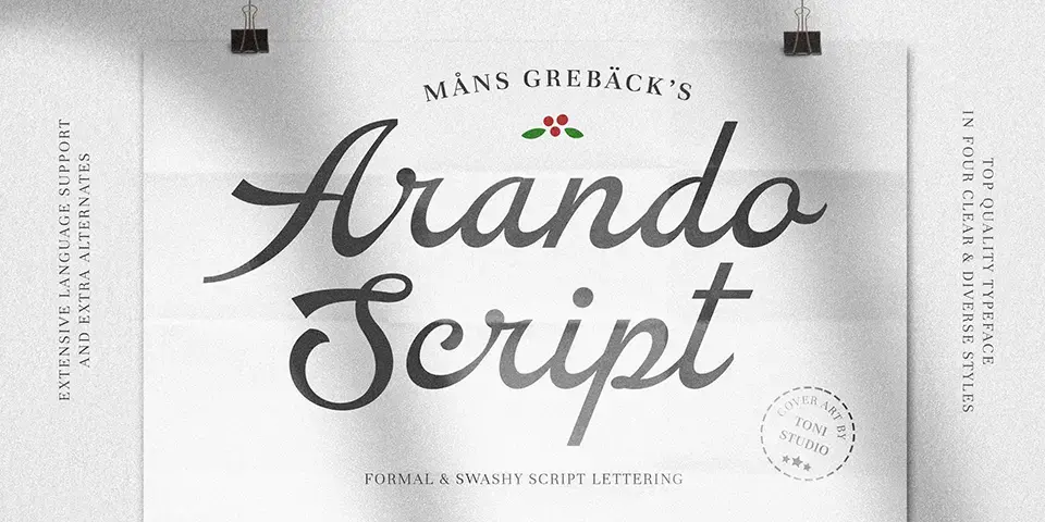 Arando Script Font