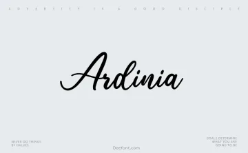 Ardinia Font