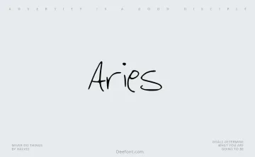 Aries Font
