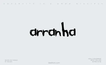 Arranha Font