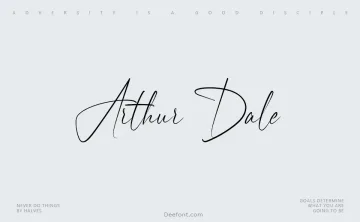 Arthur Dale Font