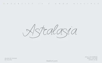 Astralasia Font