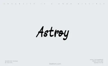 Astroy Font