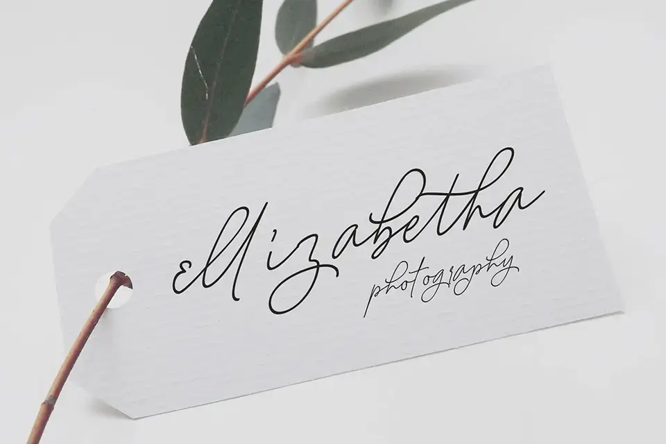 August Script Font