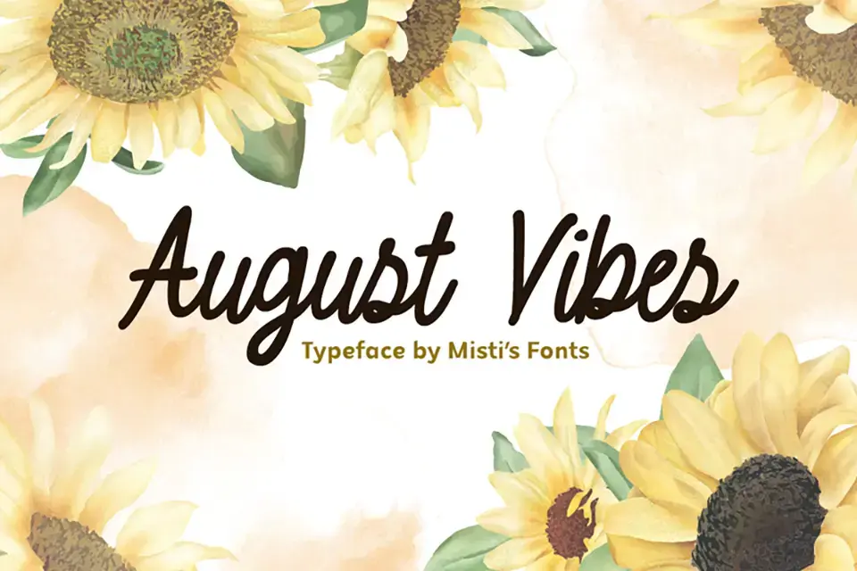 August Vibes Font