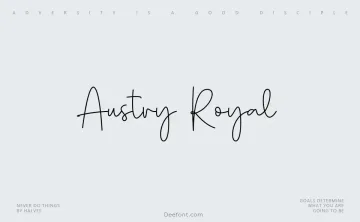 Austry Royal Font