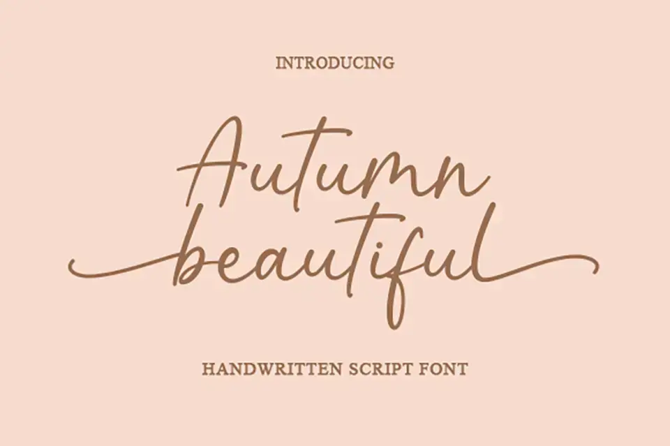 Autumn Beautiful Font