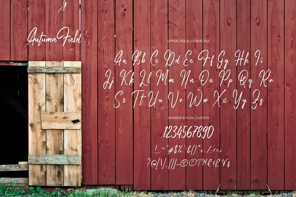 Autumn Field Font