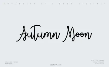 Autumn Moon Font