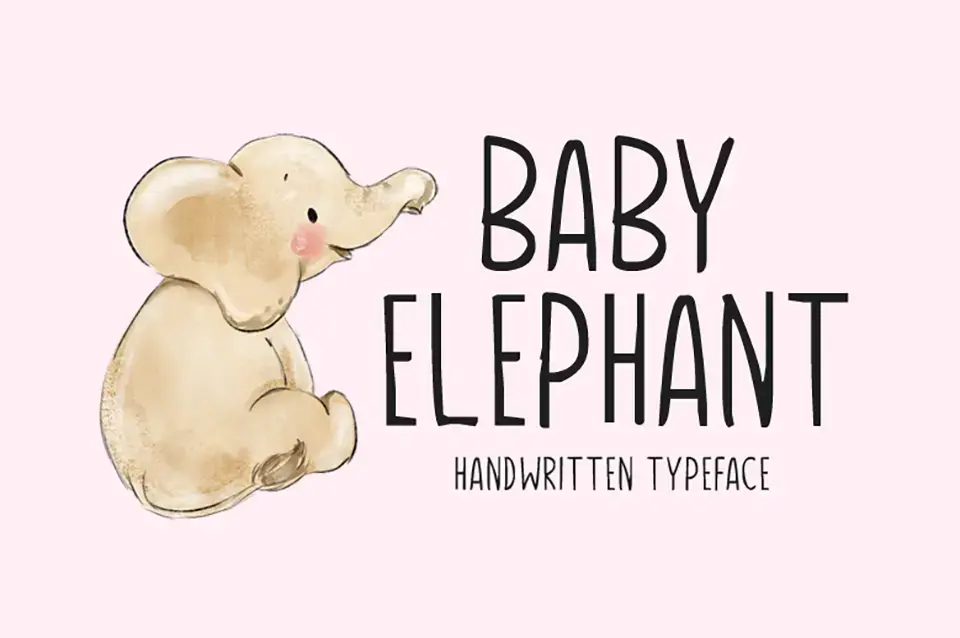 Baby Elephant Font