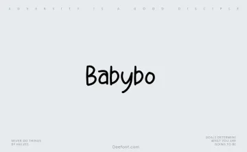 Babybo Font