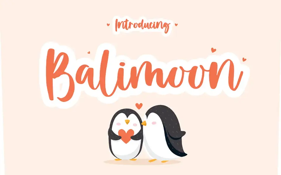 Balimoon Font