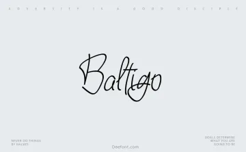 Baltigo Font