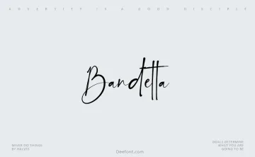 Bandetta Font
