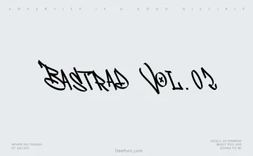 Bastrad Vol.02 Font