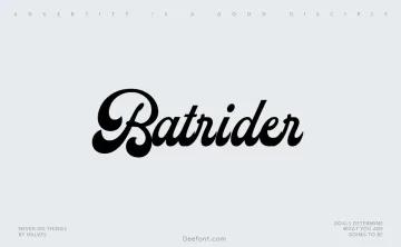Batrider Font