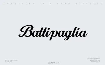 Battipaglia Font