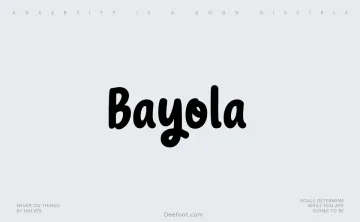 Bayola Font