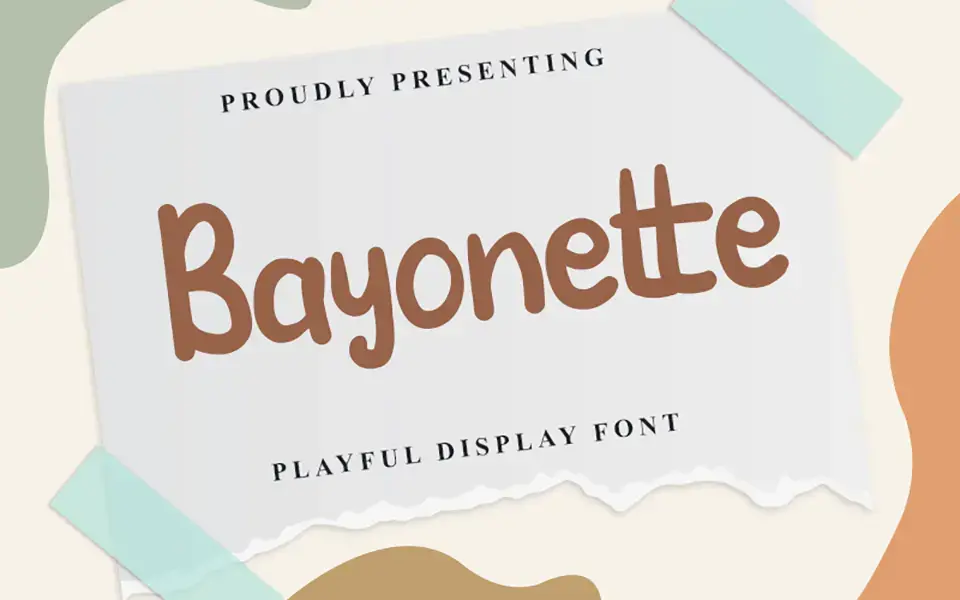 Bayonette Font